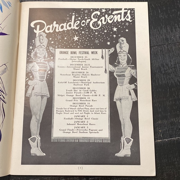 RARE 1955 Nebraska Vs. Duke Orange Bowl Football Program! - Picture 6 of 10